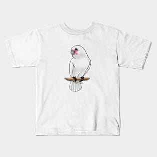 Bird - Bare-Eyed Cockatoo - Crest Down Kids T-Shirt